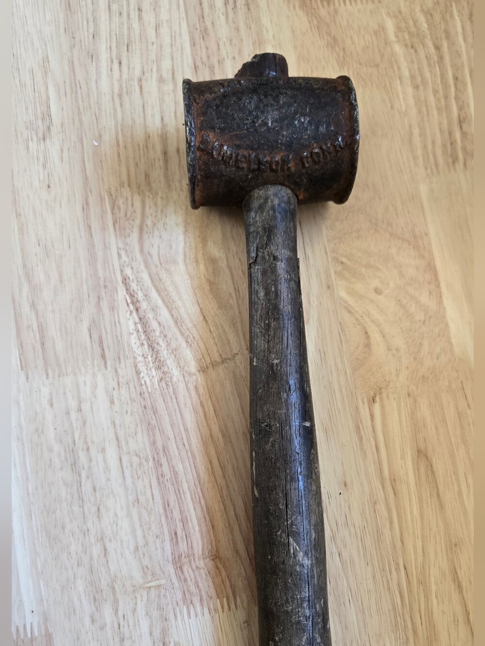 Vintage Danco Danielson Connecticut Mallet With Wooden Handle